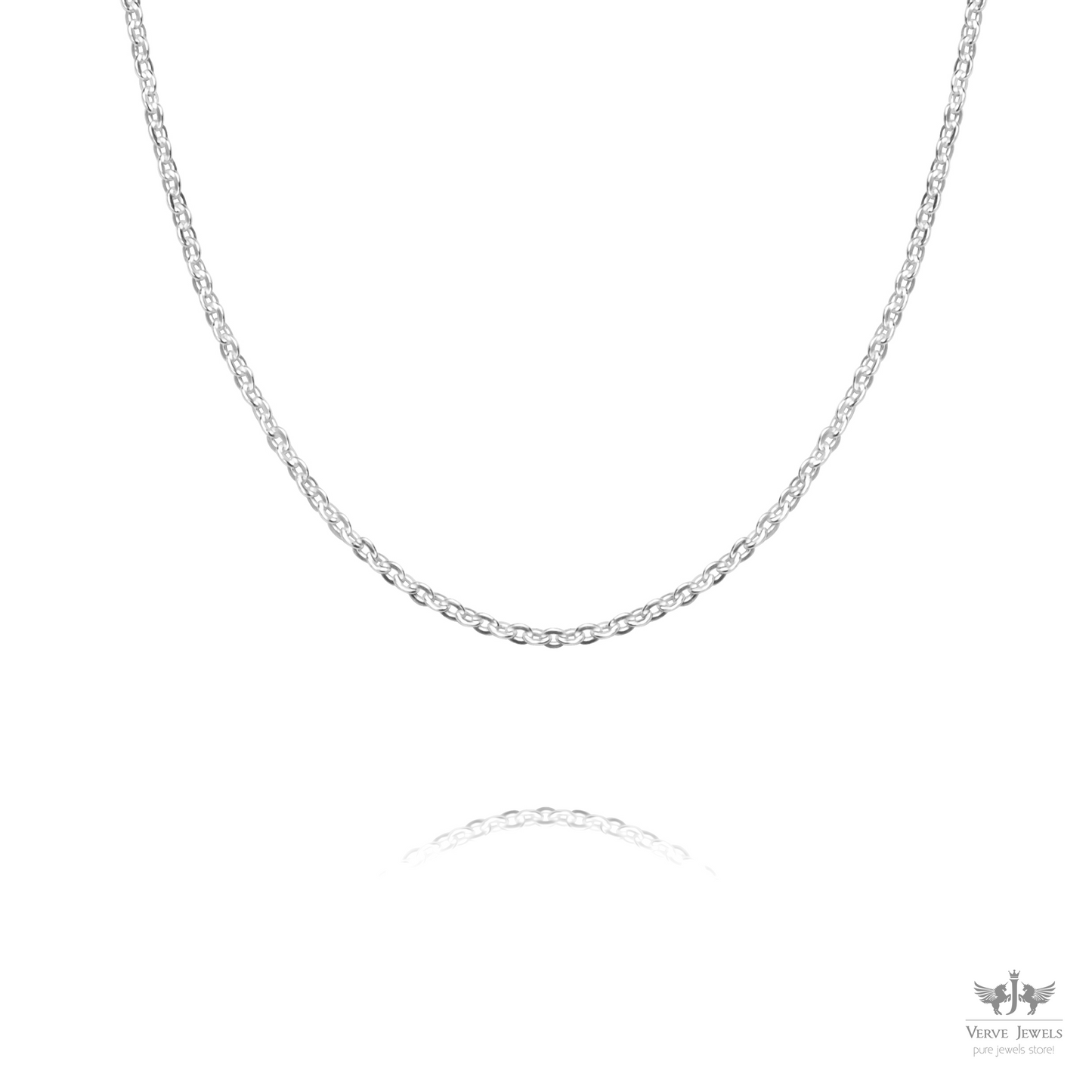 Sitara Chain Necklace 925 Sterling Silver 1.8mm - Men's