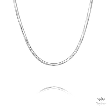 Snake Chain Necklace 925 Sterling Silver 1.9mm - Unisex