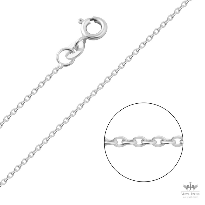 Sitara Chain Necklace 925 Sterling Silver 1.8mm - Unisex