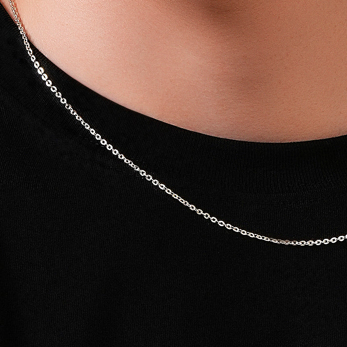 Sitara Chain Necklace 925 Sterling Silver 1.3mm - Unisex