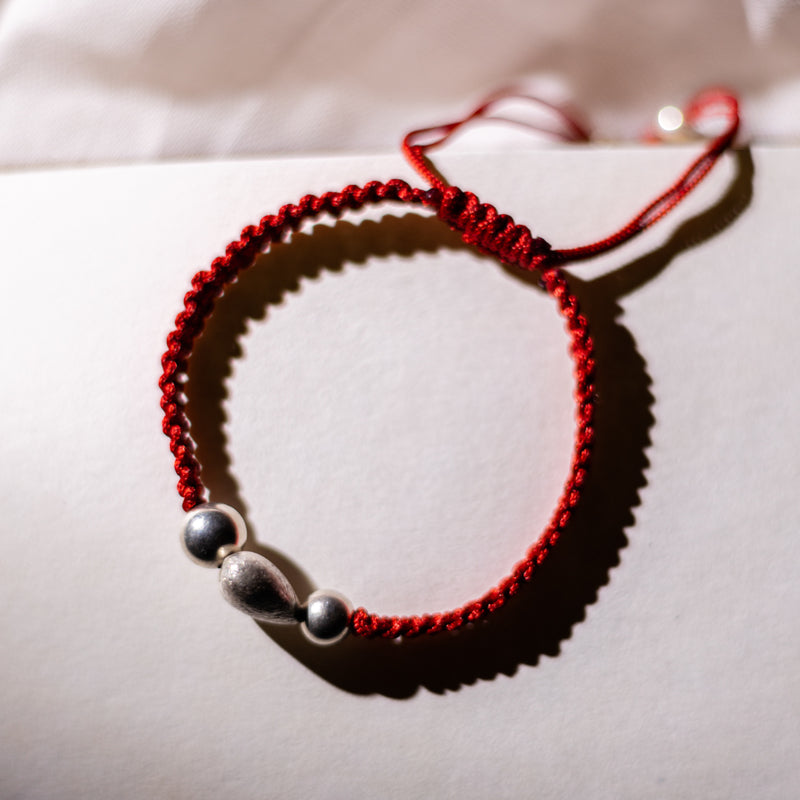 Heart Shaped Silver Sparkle Bracelet