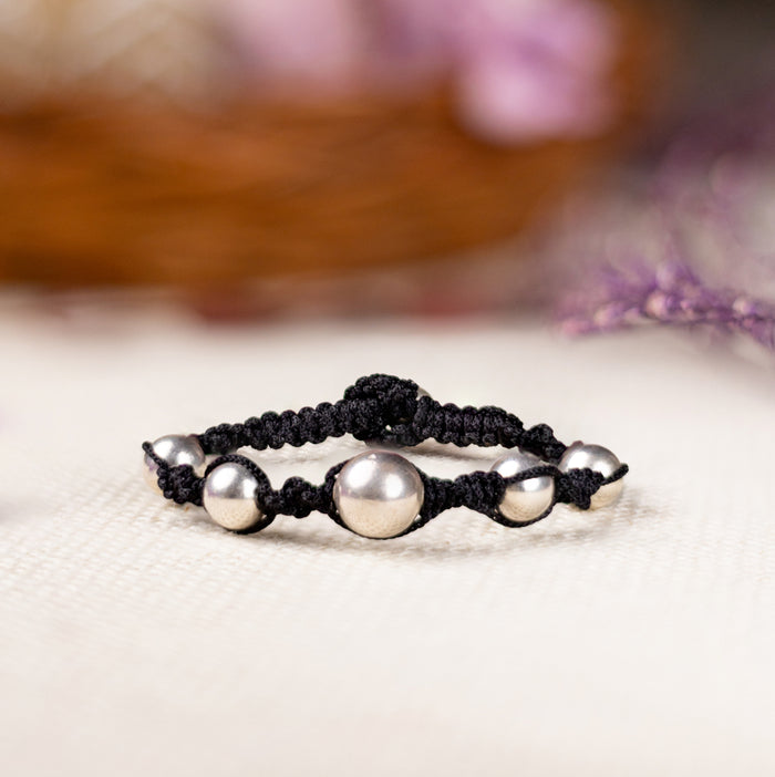 Pearl Sparkle Bead Bracelet