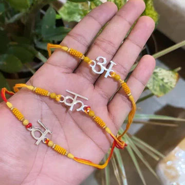 Rakhi with customised akshar