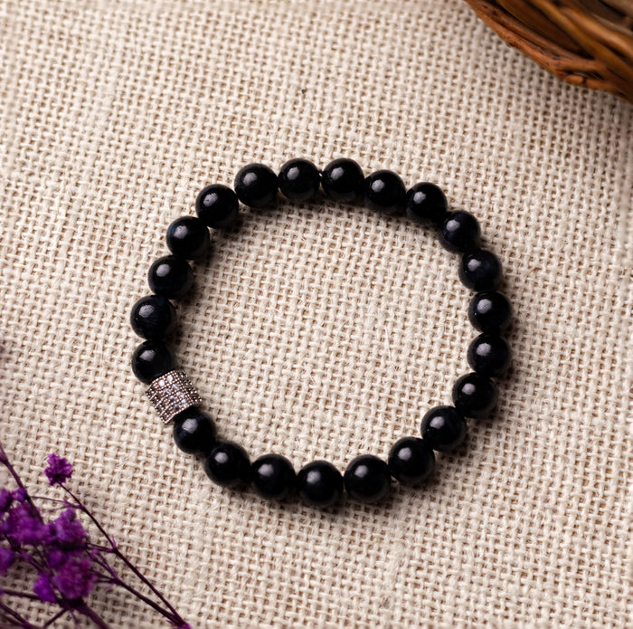 Black Onyx Beaded Bracelet