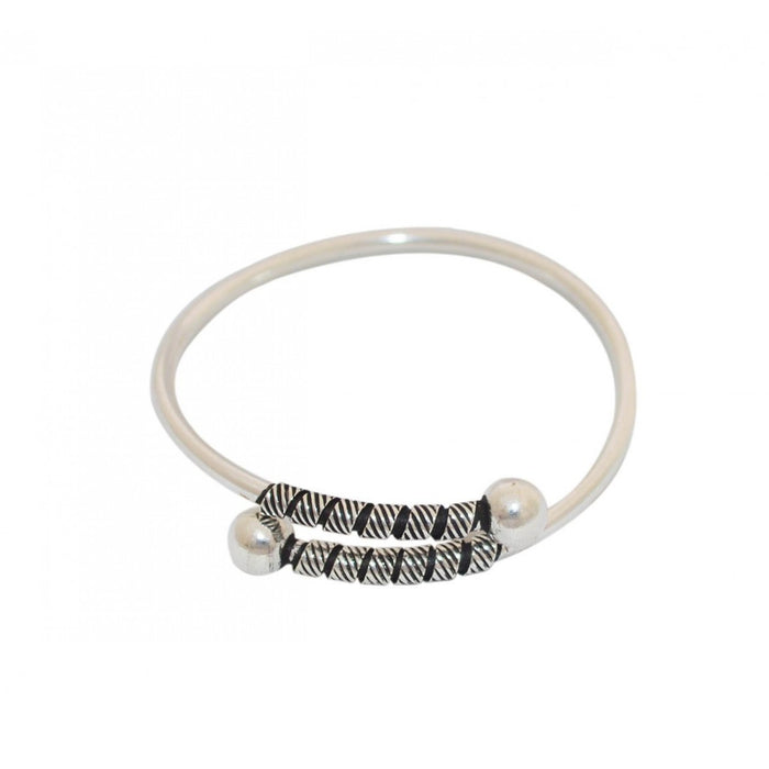 Free Size Silver Bangle