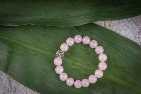 Gemstone Collection Rose Quartz Bracelet 1