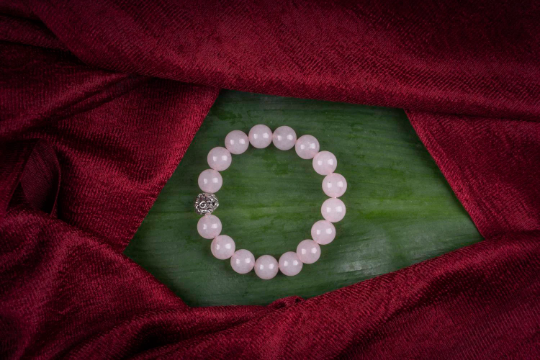 Gemstone Collection Rose Quartz Bracelet 2