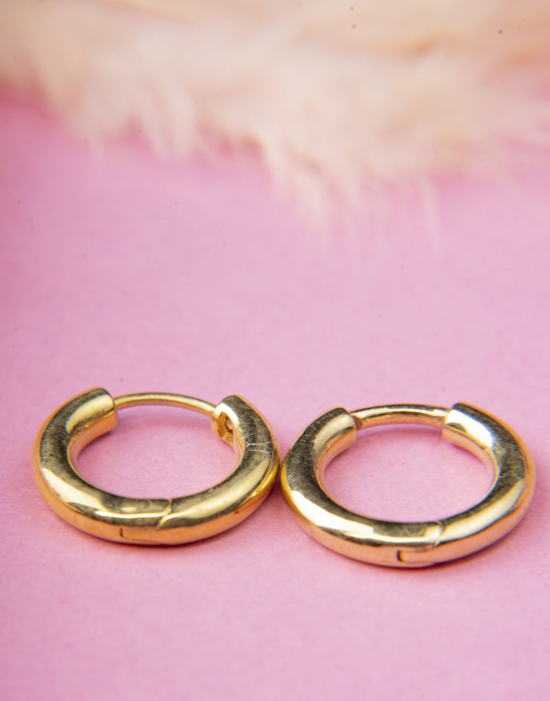 Golden Glam Hoop Earrings 6