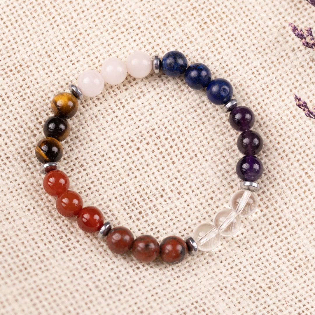 Multi Stone Bead Bracelet