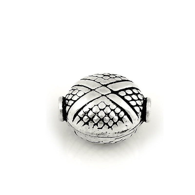 Round Shaped Silver Die Bead