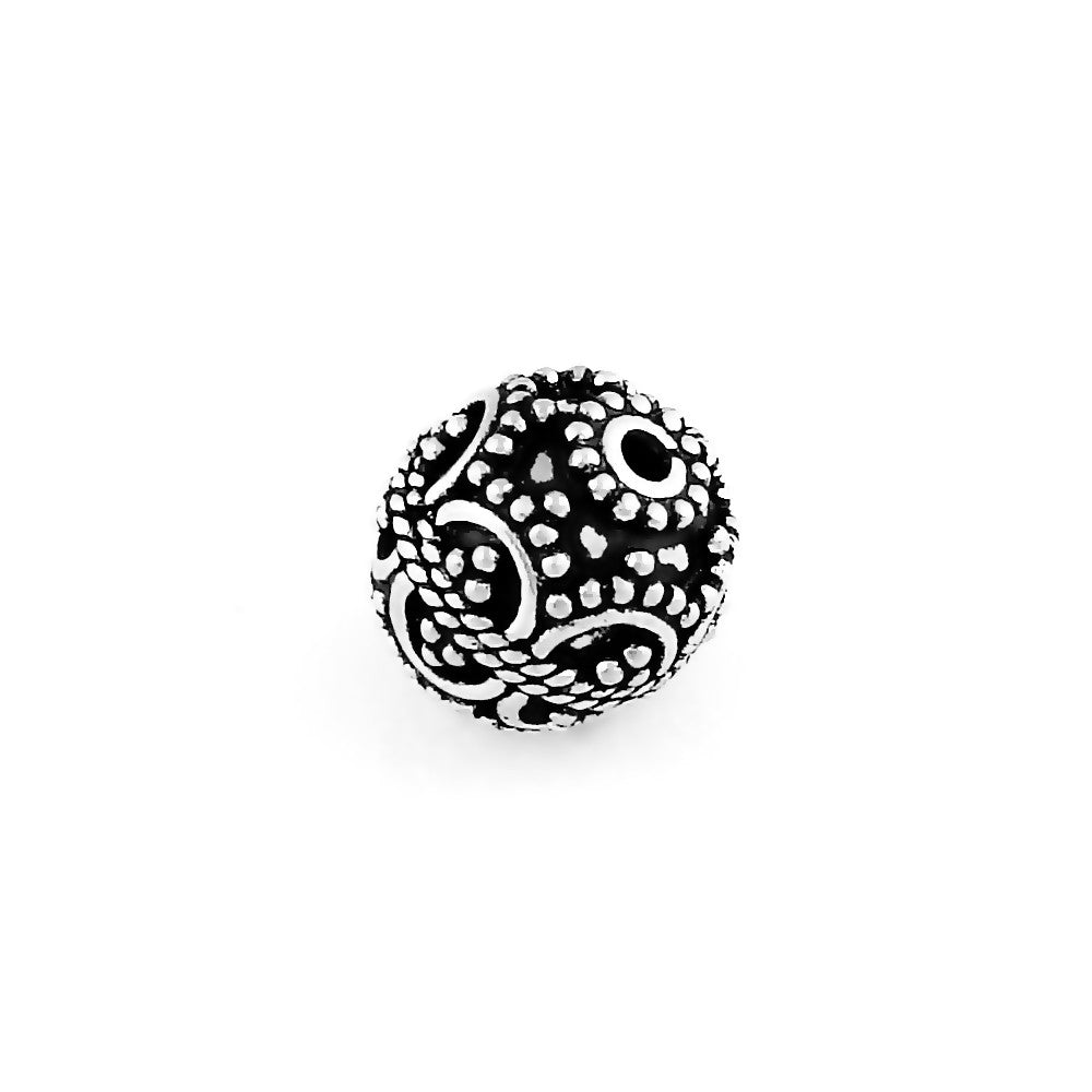 Round Silver Fine Bead