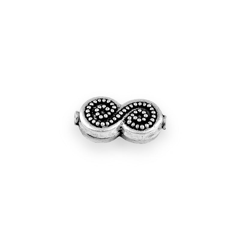 S Shaped Silver Bali Bead