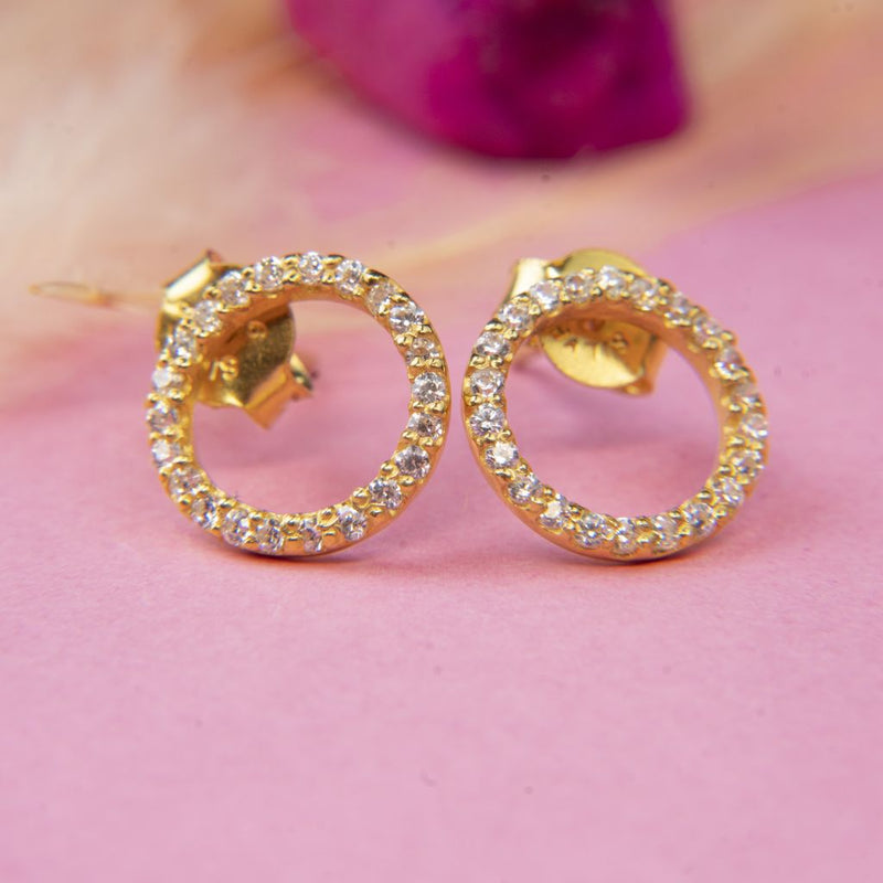 Classic Gold Plated Hoop Earrings 3