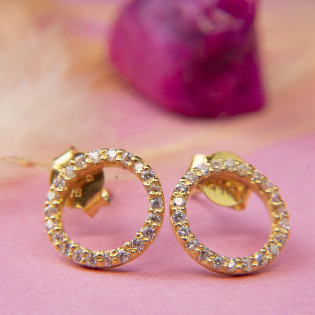 Classic Gold Plated Hoop Earrings 4