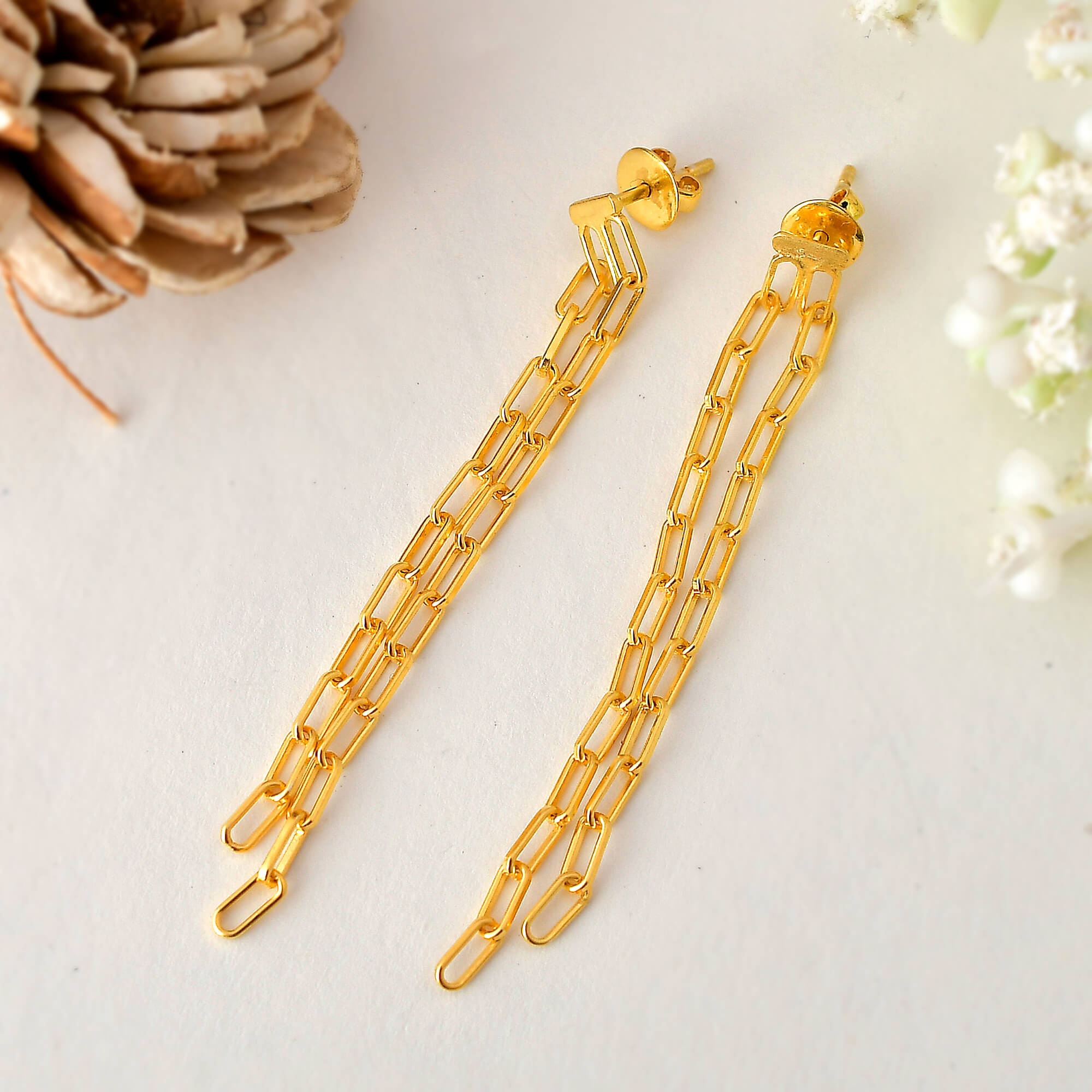 50+ Light weight Daily Wear gold Drop Earrings / 24k Gold Dubai Drop  Earrings Design - YouTube