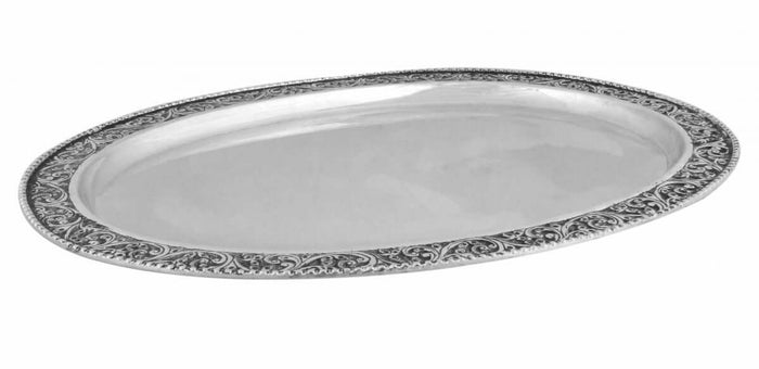 Silver Gift and Articles Handcrafted Silver Tray Image 1