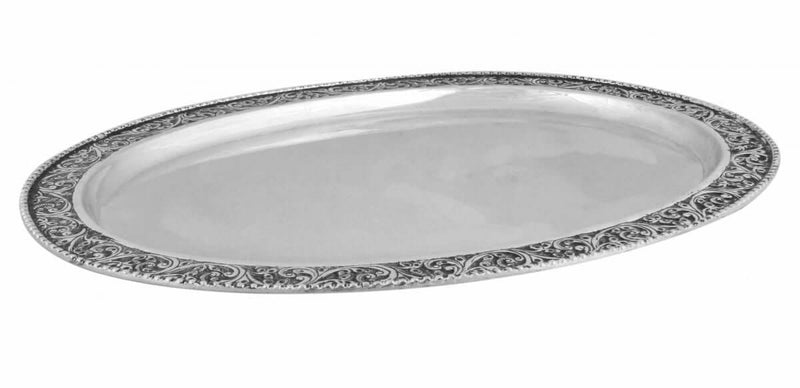 Silver Gift and Articles Handcrafted Silver Tray Image 1