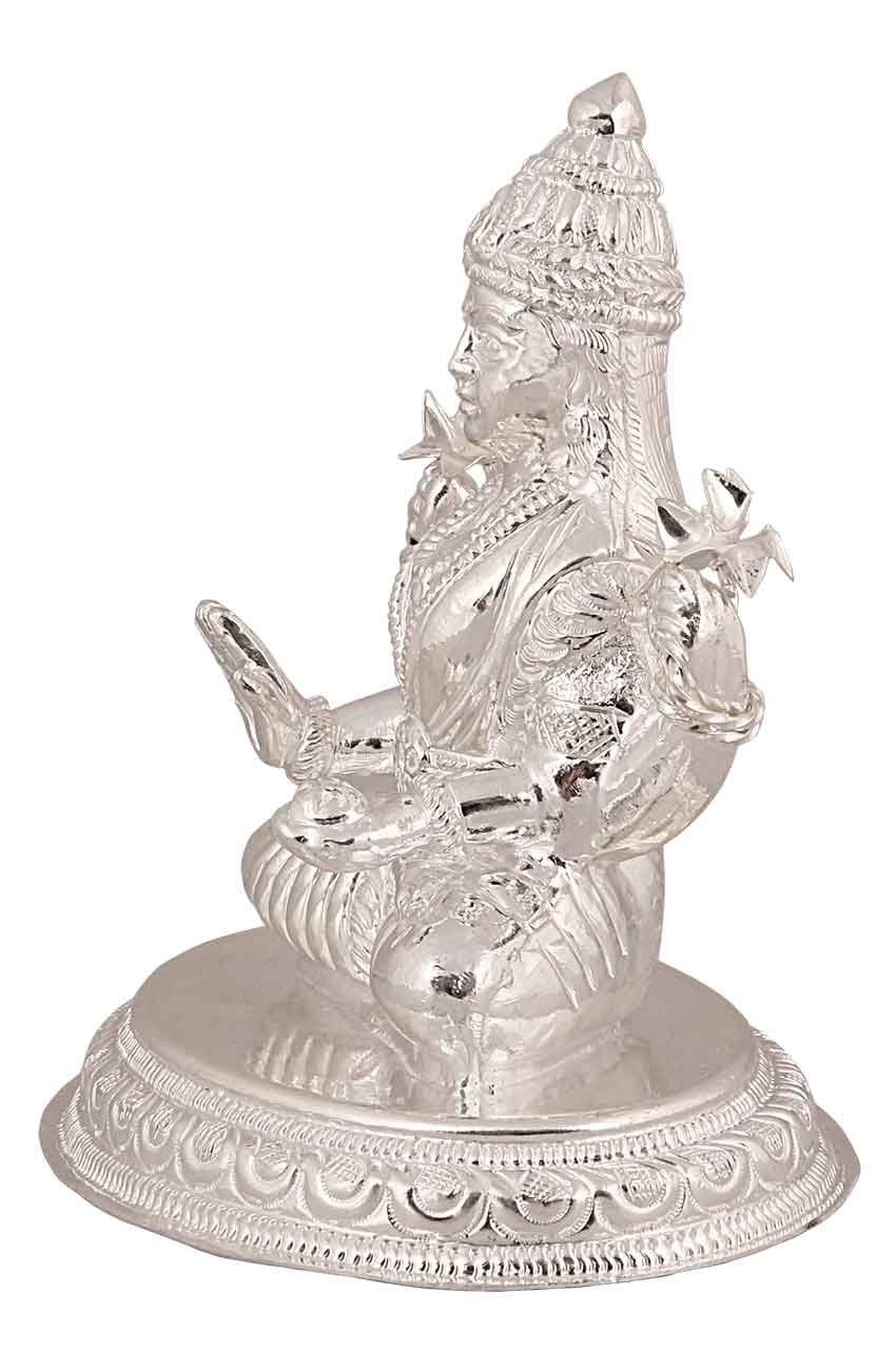 Silver God Idols Lordess Laxmi Silver Idol 2