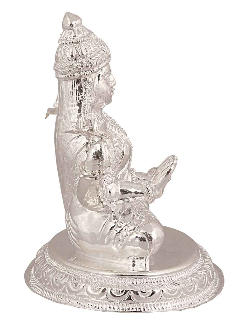 Silver God Idols Lordess Laxmi Silver Idol 3