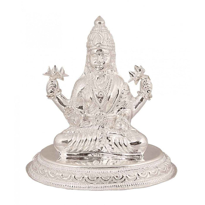 Silver God Idols Lordess Laxmi Silver Idol