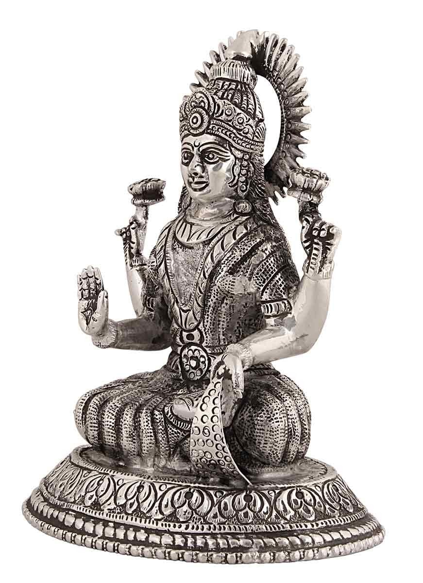 Silver God Idols Silver Laxmi Ji Idol 2