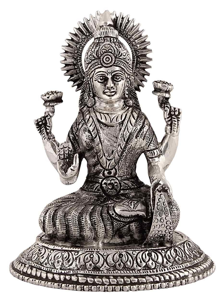 Silver God Idols Silver Laxmi Ji Idol 3