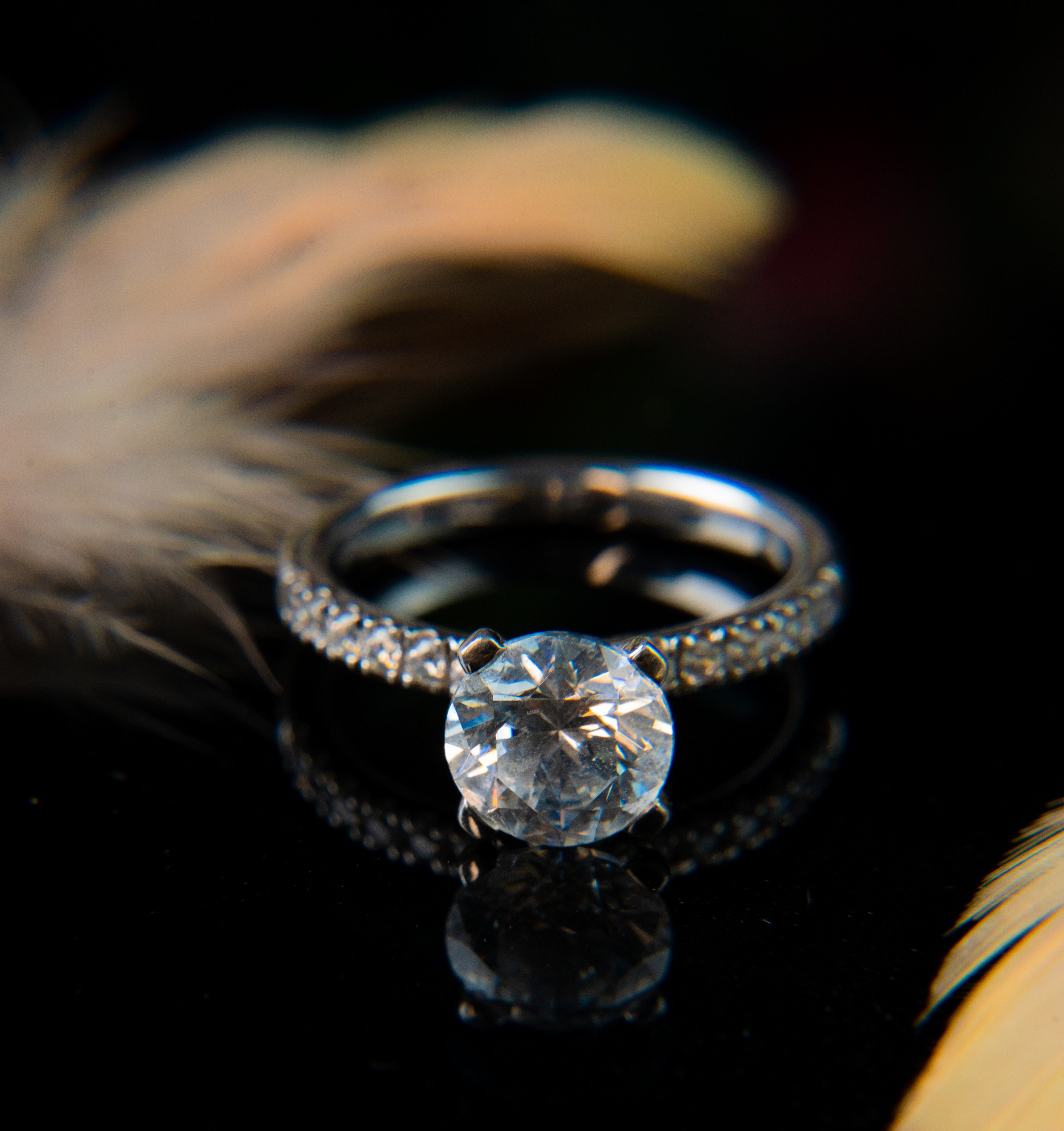 Swarovski crystal Cornelia Engagement Ring – VerveJewels