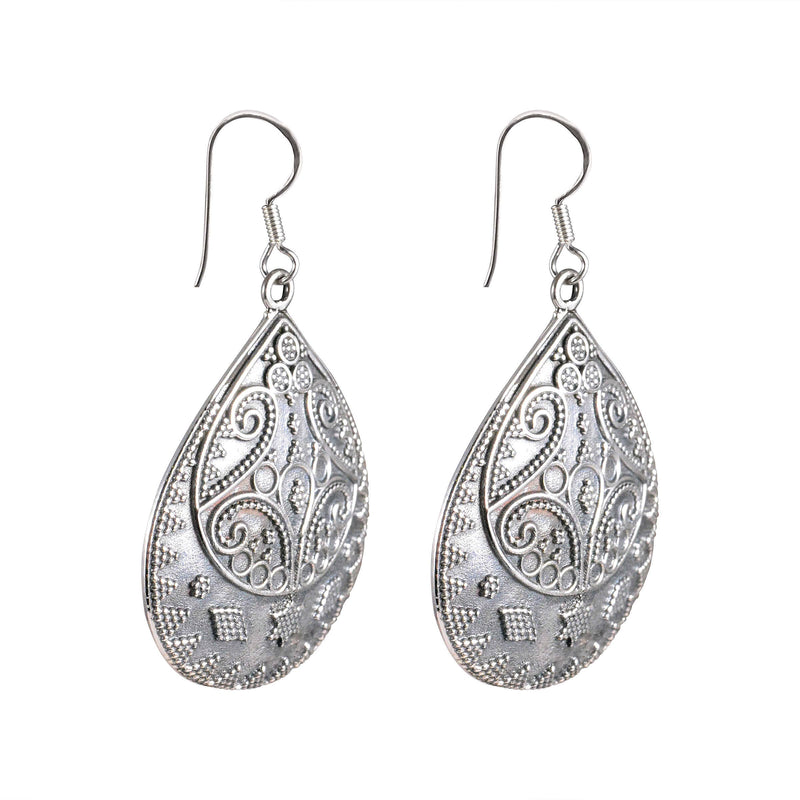 Tribal Earrings Dainty Silver Earrings 2