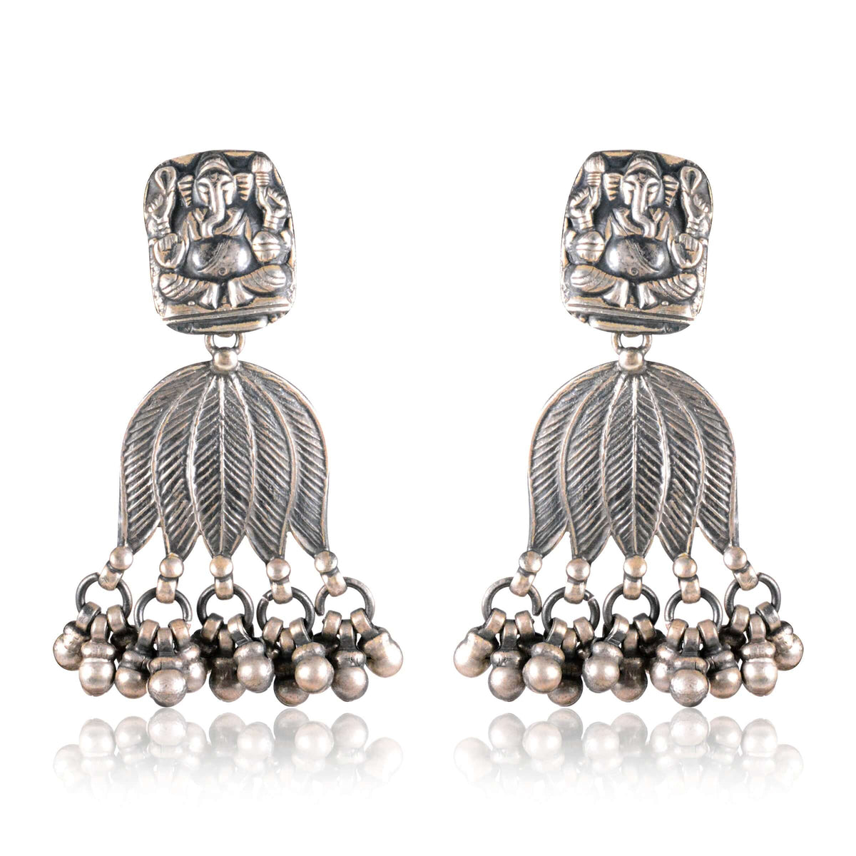 Tribal Earrings Dotted long Jhumki Earning