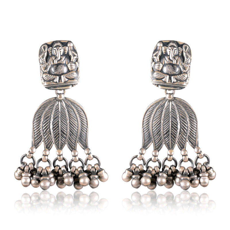 Tribal Earrings Dotted long Jhumki Earning