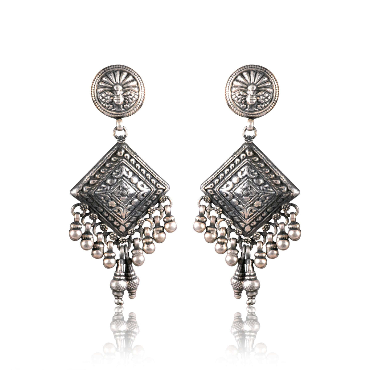 Tribal Earrings Gaurangi Long Jhumki