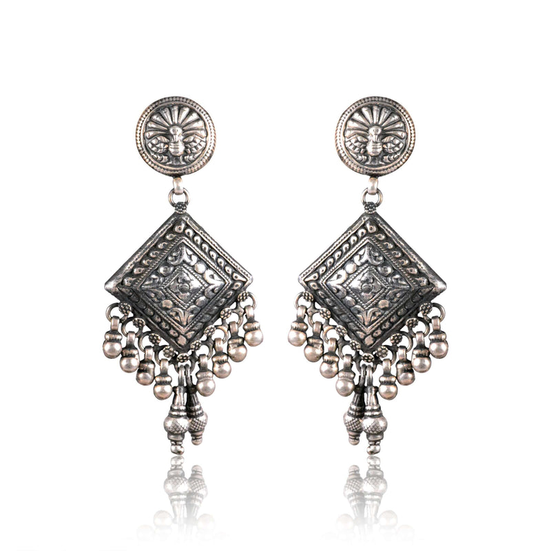 Tribal Earrings Gaurangi Long Jhumki