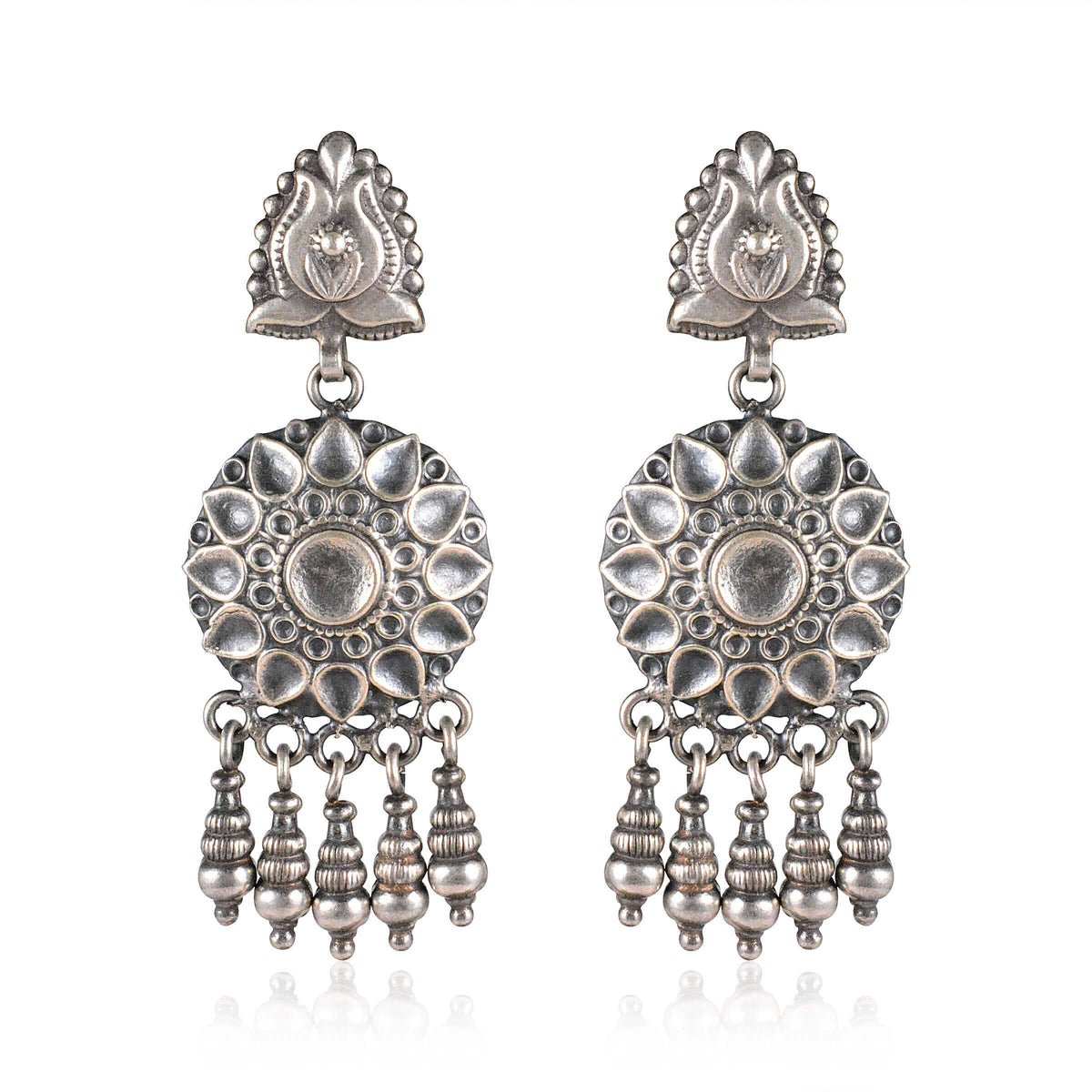 Tribal Earrings Hanging Jhumki