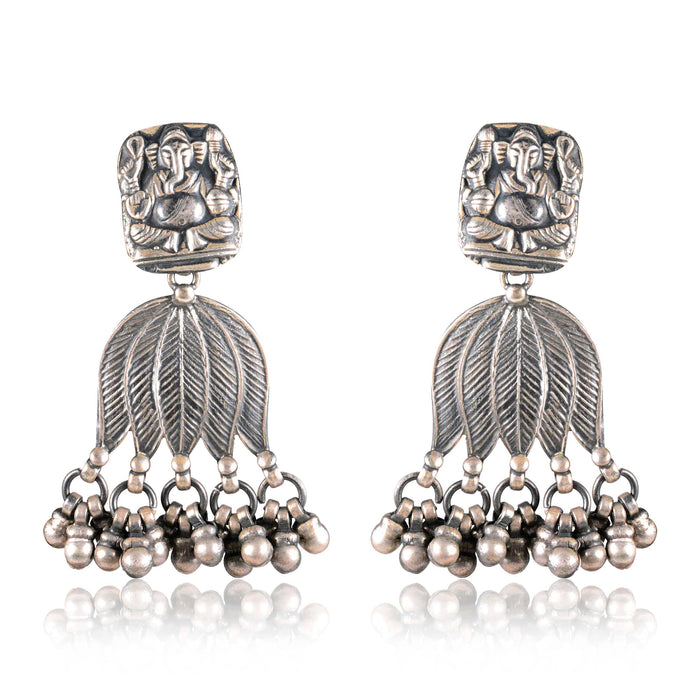 Tribal Earrings Kamal Ghungru Jhumki