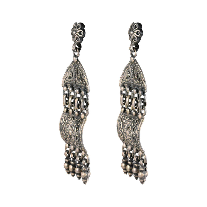 Tribal Earrings Krsna Long Dangles Earnings 2