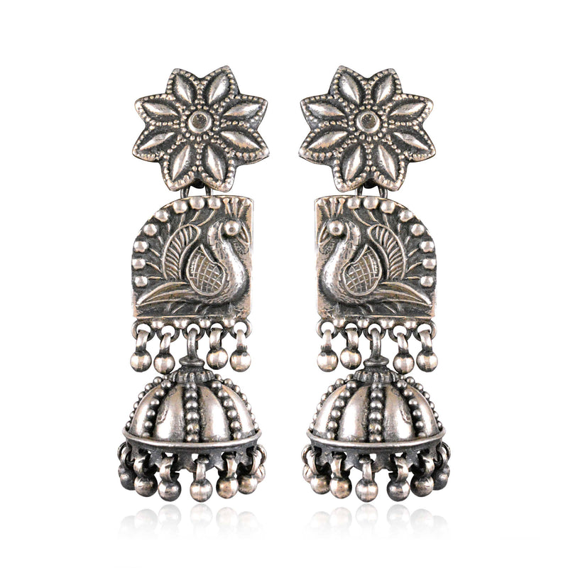 Tribal Earrings Long Peakcok Earning