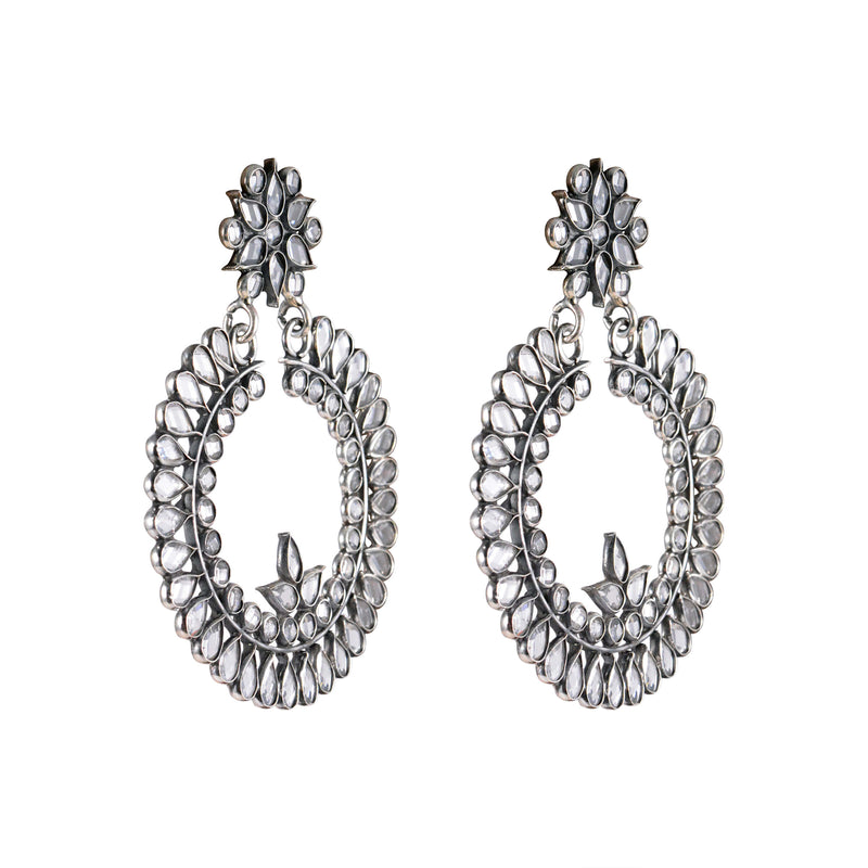 Tribal Earrings Silver Chand Bali 2