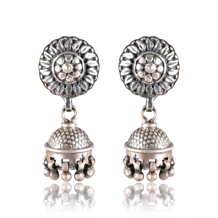 Tribal Earrings Silver Chandi Jhumki