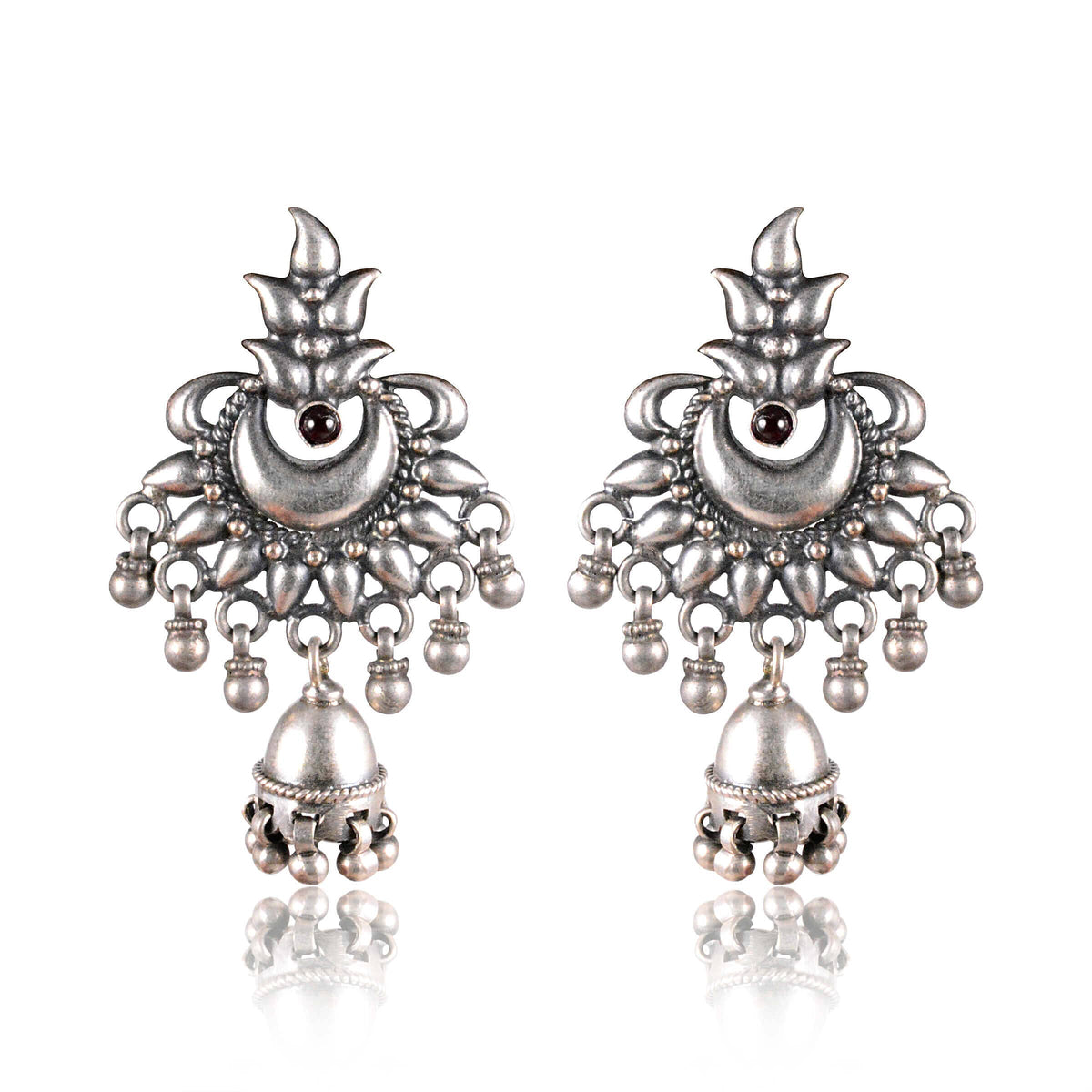 Tribal Earrings Silver Chandrika Earring