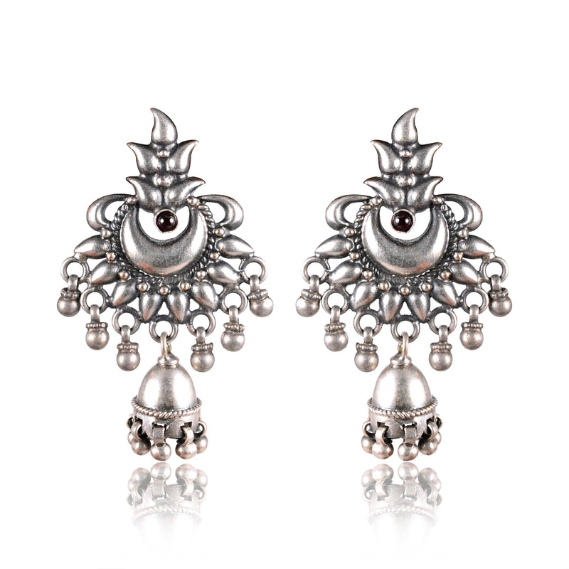 Tribal Earrings Silver Chandrika Earring