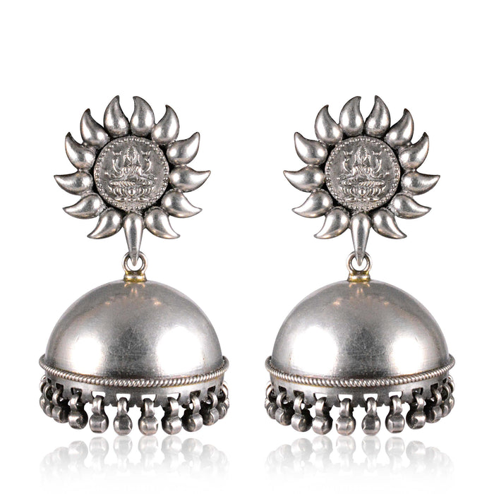 Tribal Earrings Silver Lakshmi Tribal Jhumki Earrings