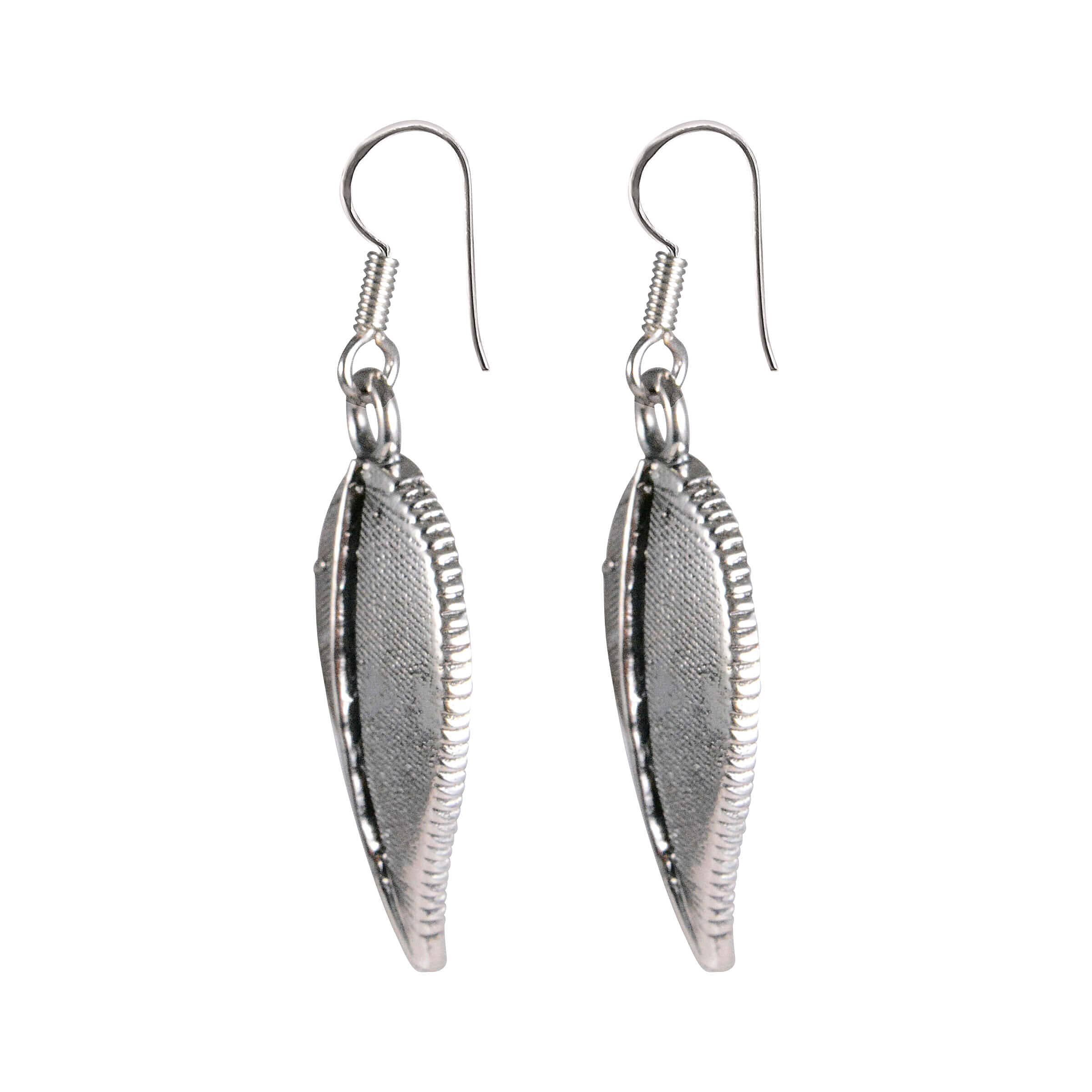 Silver Leaf Earrings – VerveJewels