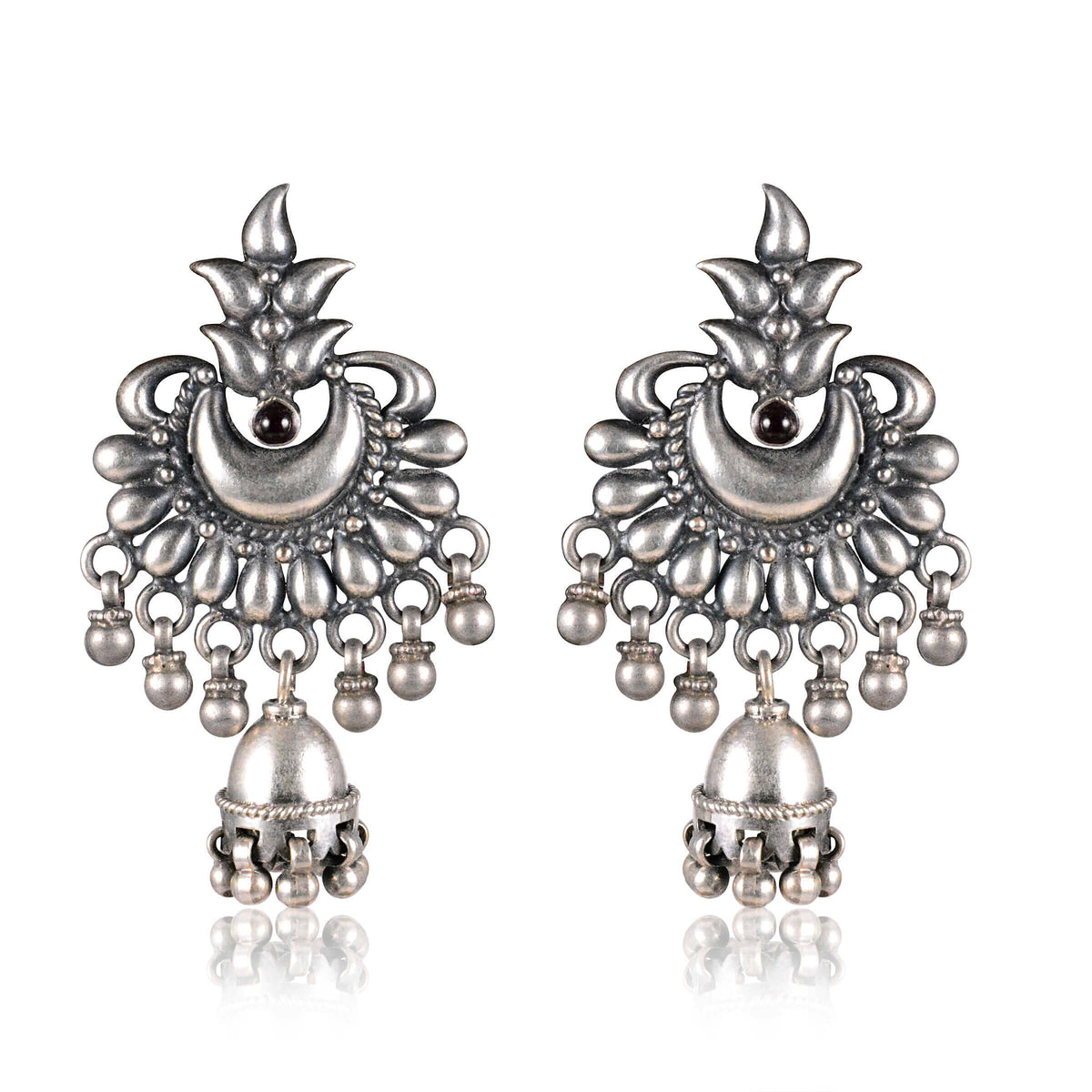 Tribal Earrings Silver Mohani Earring