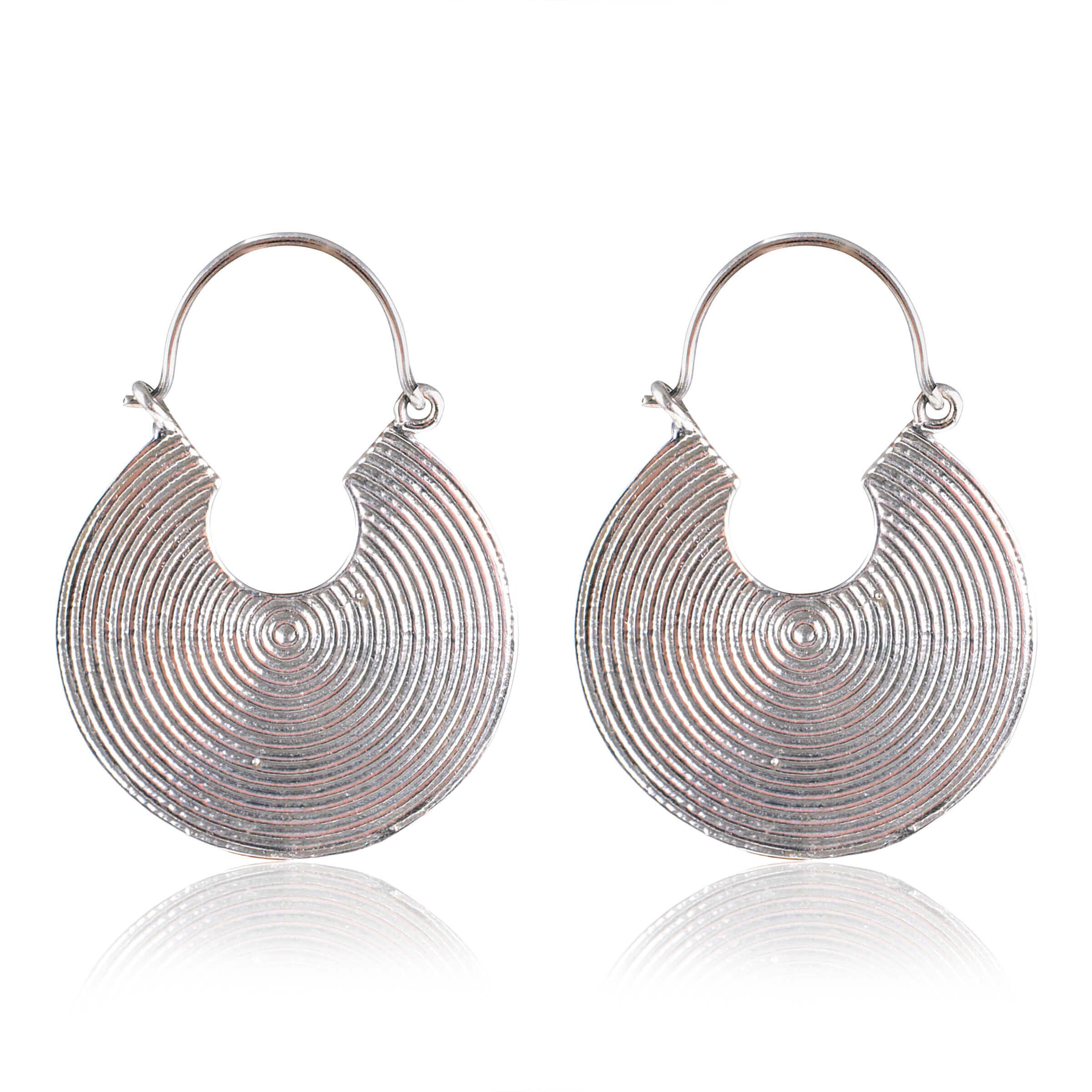 German silver premium quality stone work lightweight earring for women and  girls. | K M HandiCrafts India