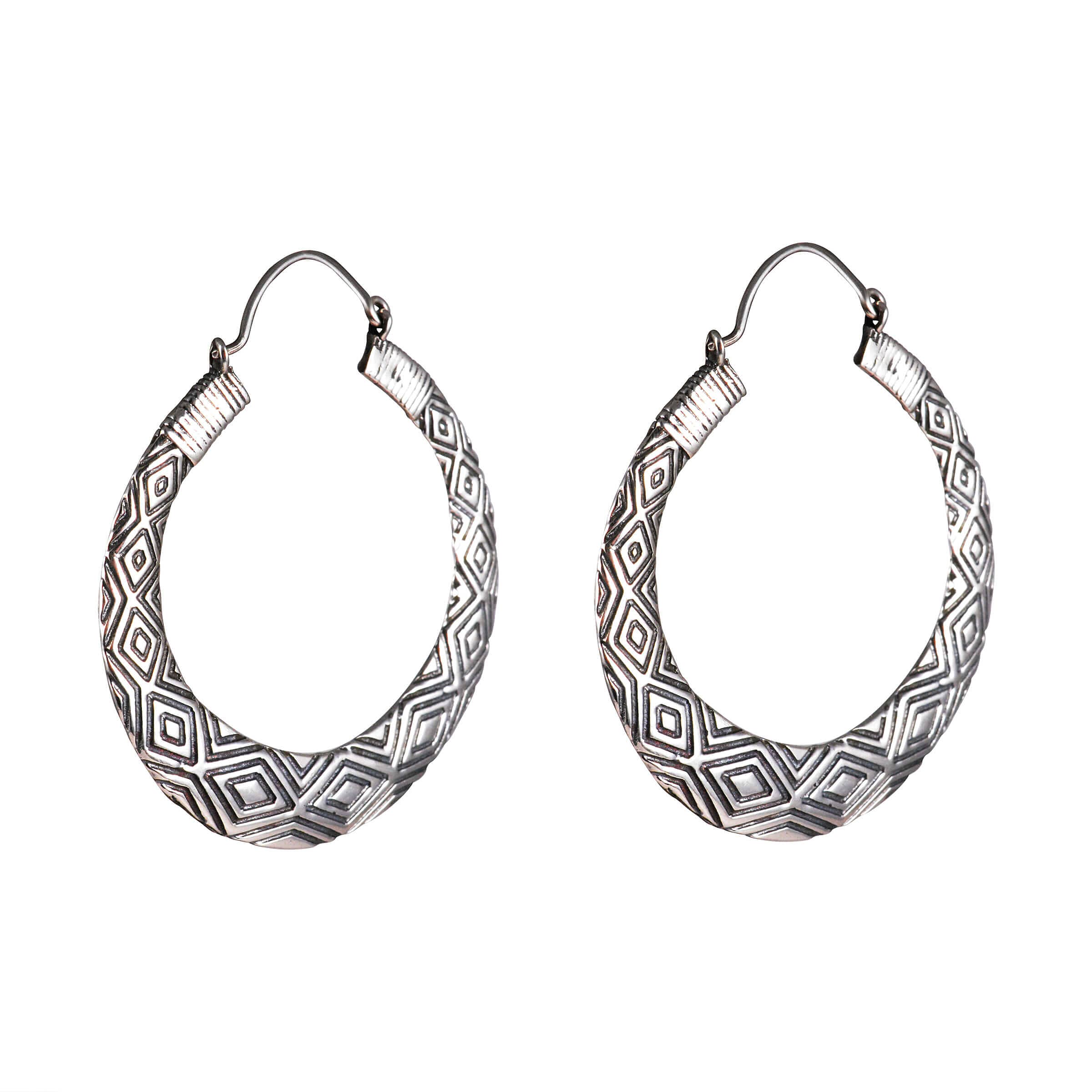 Flipkartcom  Buy Silverwala Classic Bali Silver Hoop Earring Online at  Best Prices in India