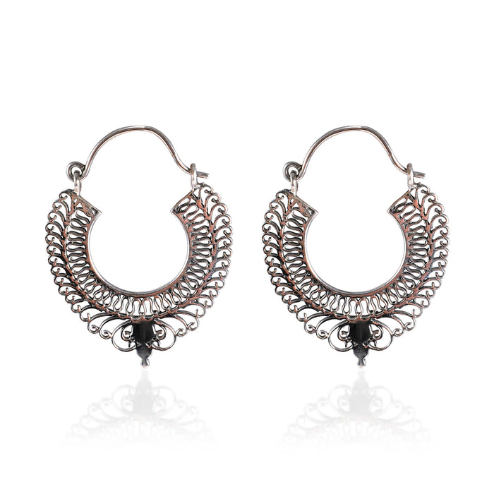 Tribal Earrings Silver Sarla Earring