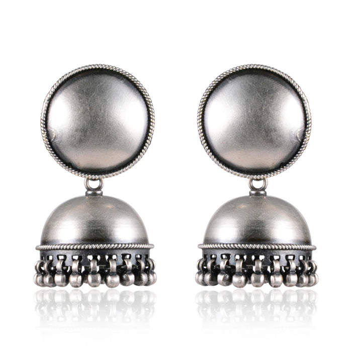 Tribal Earrings Silver Small Jhumki 1