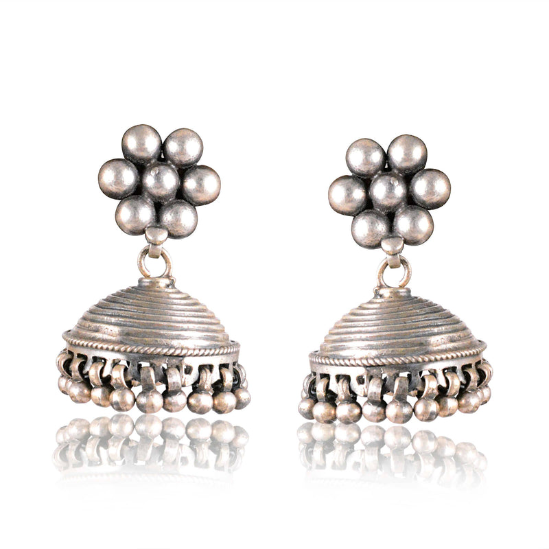 Tribal Earrings Silver Tribal Jhumki Earring