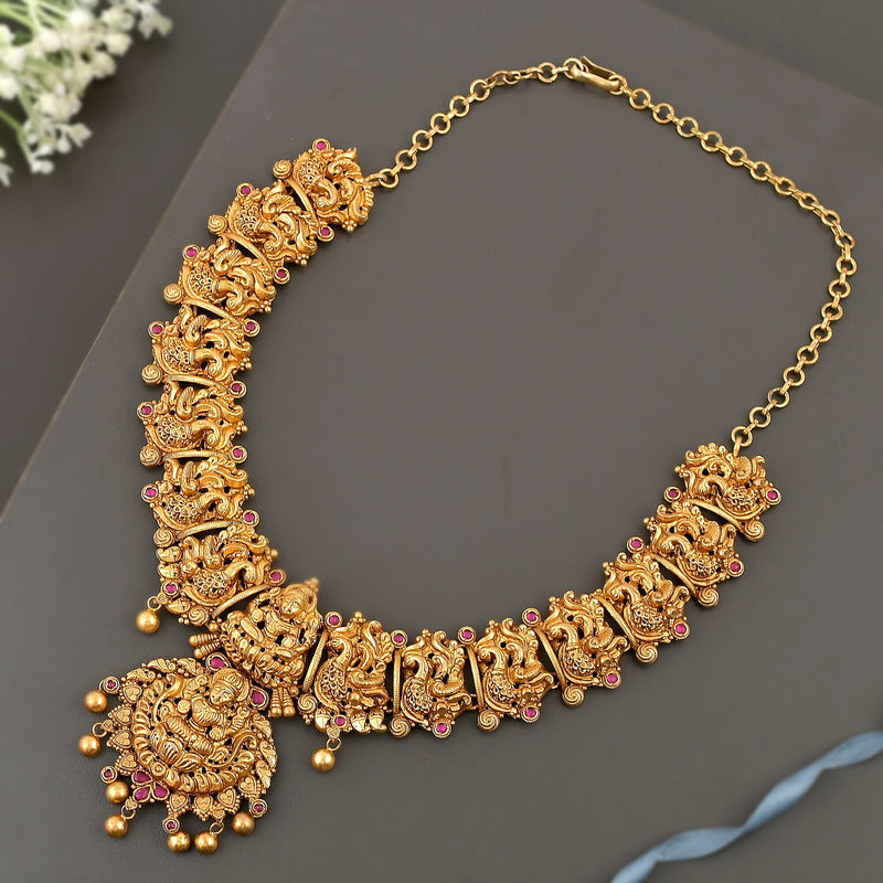 Tribal Necklace Vibrant Mandira Temple Necklace 2