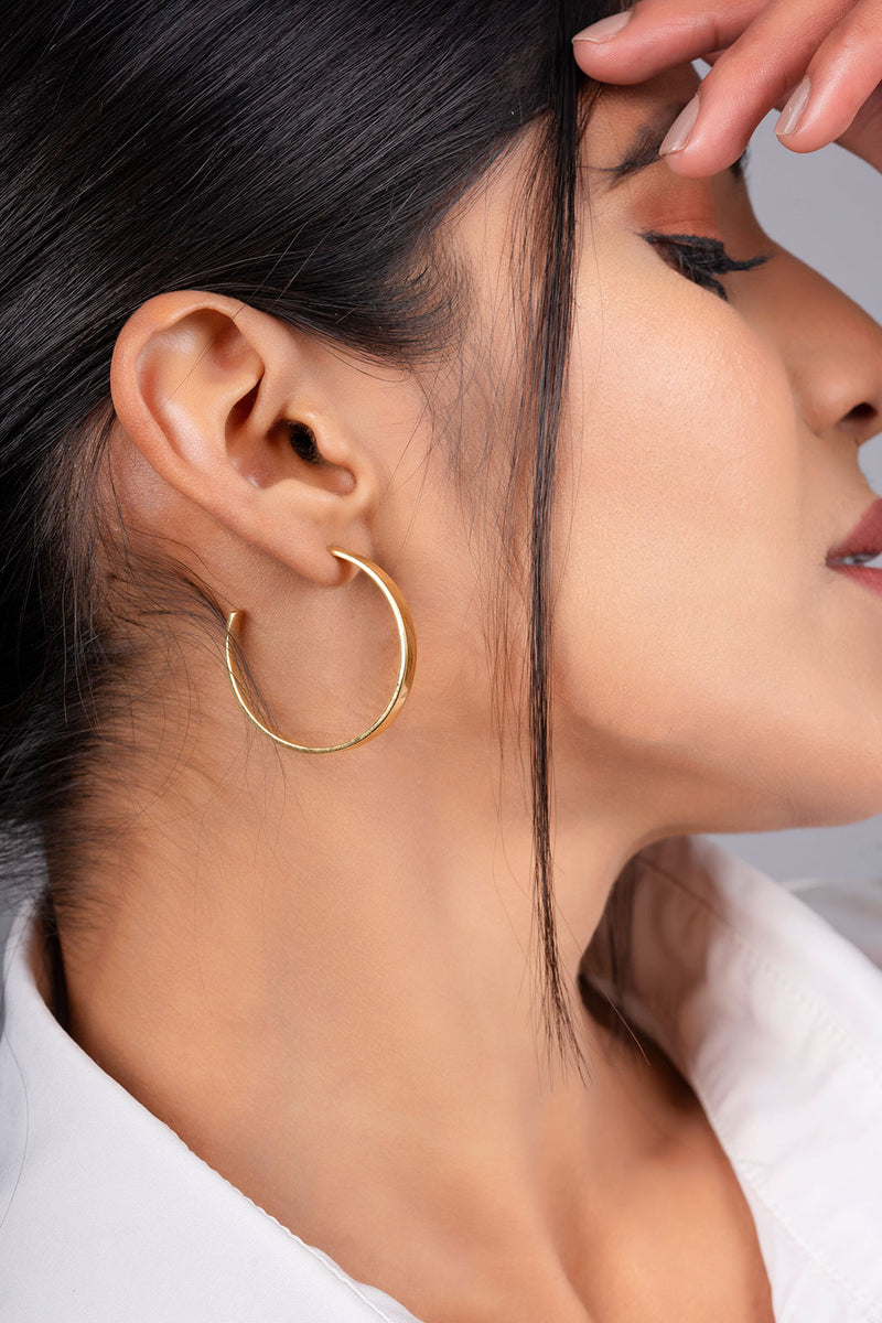 Hoop Bali Silver Earrings